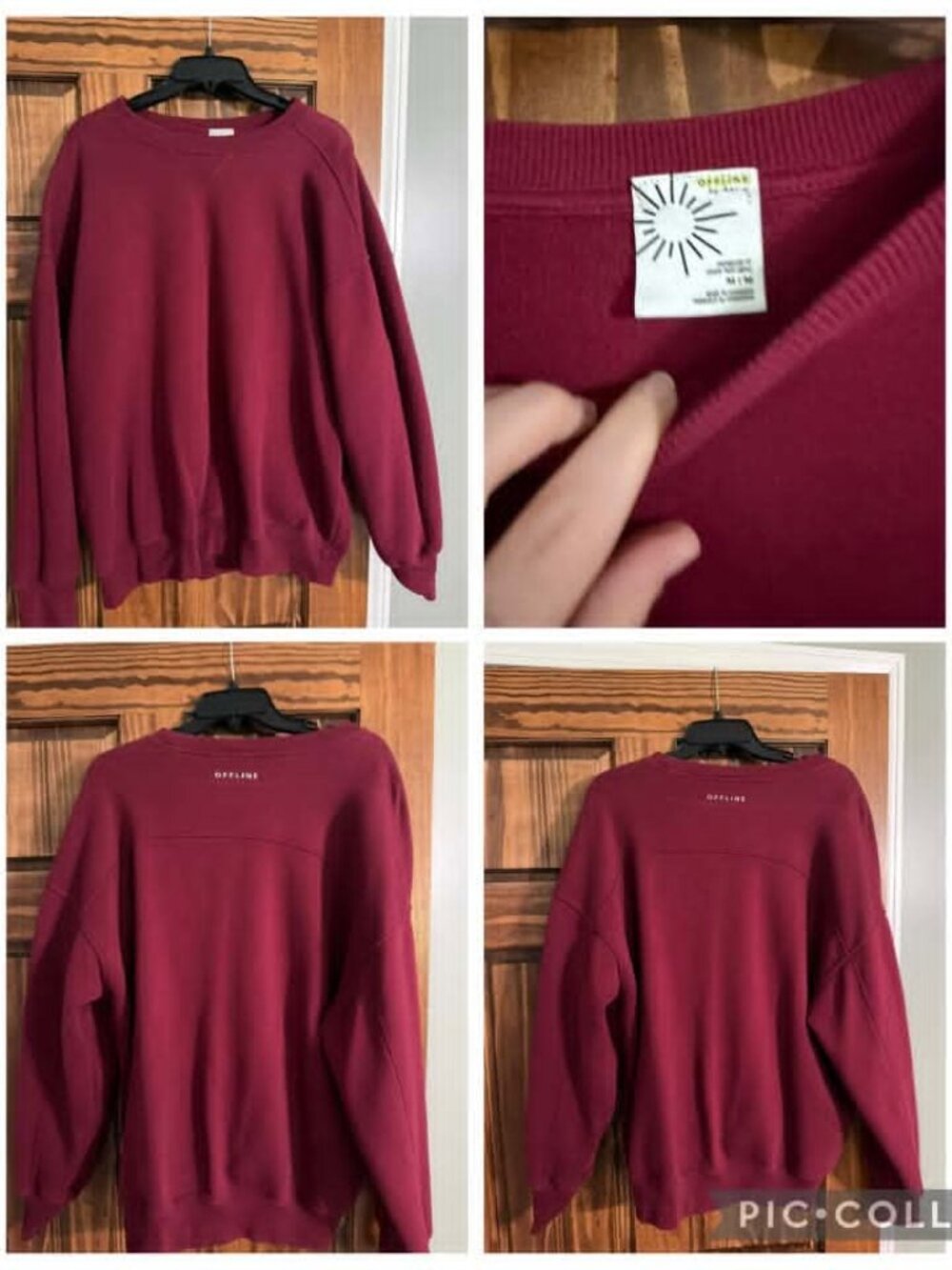 Aerie Offline Cloud Fleece Crewneck Size M